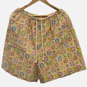 Blair Multicolor Circle Print Drawstring Short